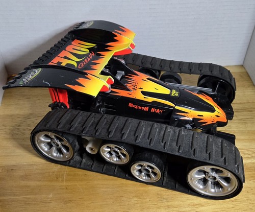 VINTAGE DOZER TYCO NITRO RC CAR 49 MHZ R/C MAX HEAT 1997 Works. - Picture 3 of 7