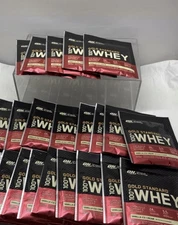 Optimum Nutrition Gold Protein Powder Vanilla Ice Cream 7 Single  Packets 1.09oz