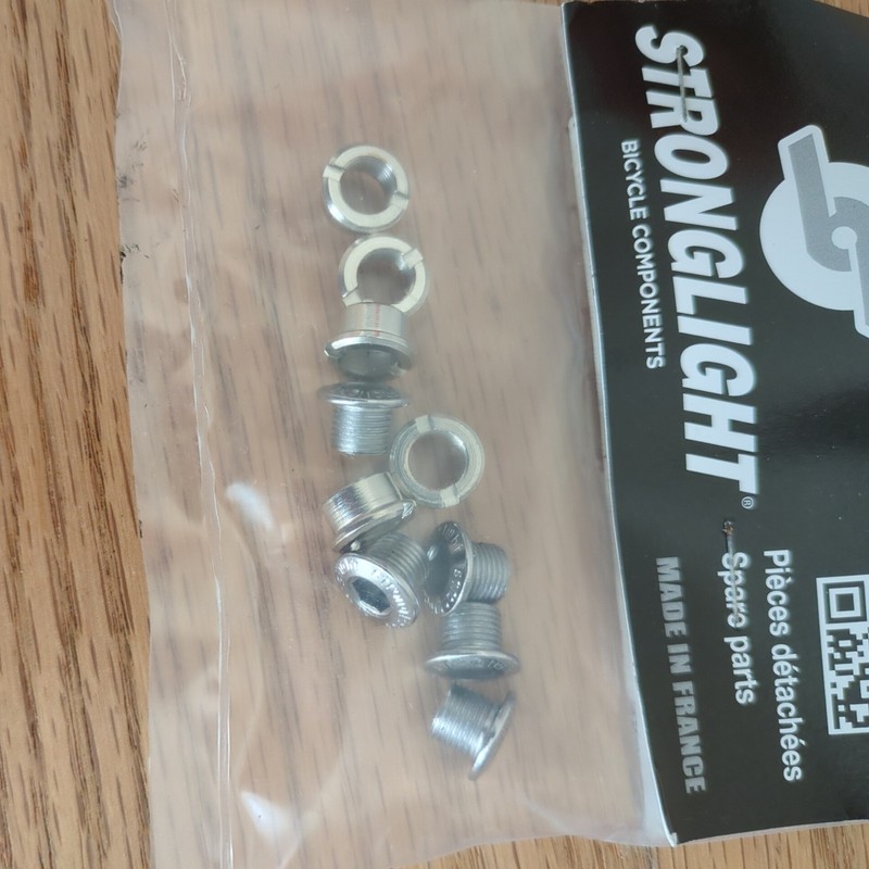 Stronglight Chainring Bolts for single Chainrings Piste