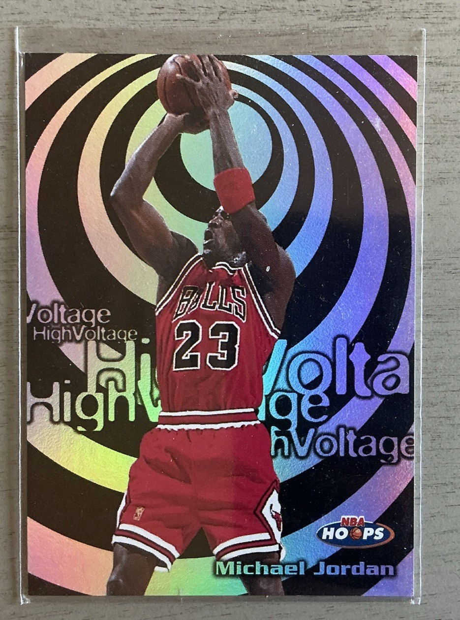 1997-98 NBA Hoops - High Voltage Michael Jordan #14HV