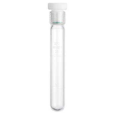 #ad 25ml Round Bottom Heavy Wall Pressure Bottle with Scale Clear $20.25