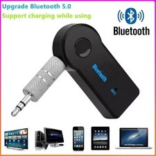 Bluetooth 5.0 Wireless Audio Receiver 3.5mm AUX Car Adapter Music 1 Pc