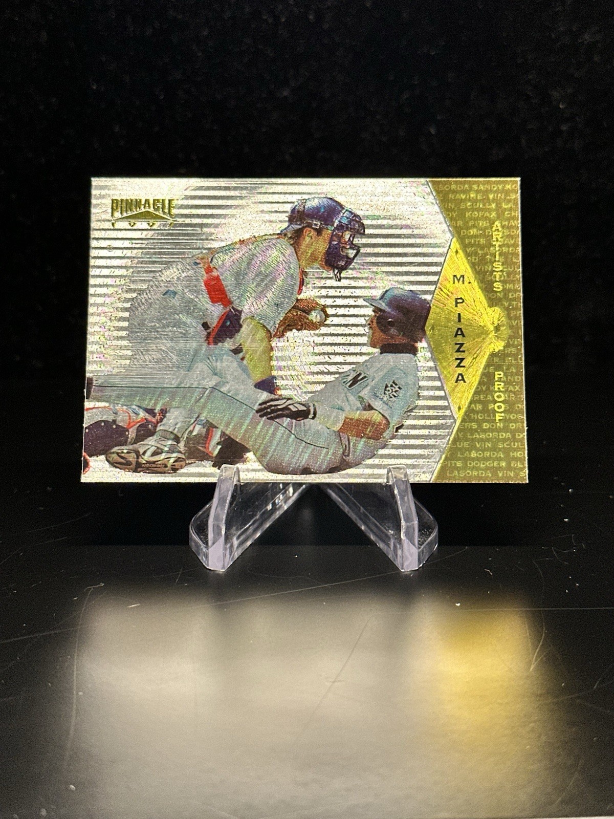1997 Pinnacle Museum Collection Artist's Proof Mike Piazza #103 HOF 4hj