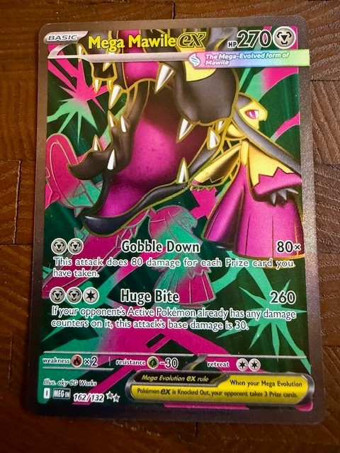 Mega Mawile ex 162/132 Me01: Mega Evolution NM Pokemon