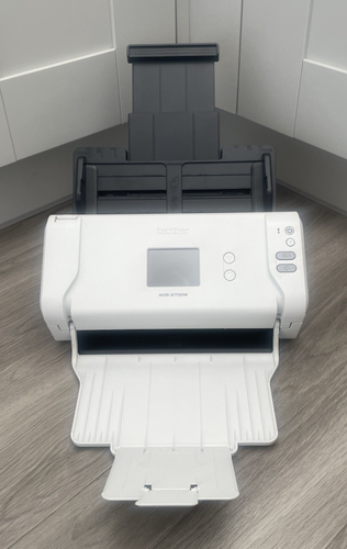 Brother ADS-2700W A4 USB / LAN / Wifi Document Scanner + both trays ...