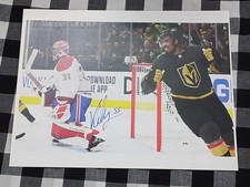 Keegan Kolesar Signed 8x10 Photo Vegas Golden Knights