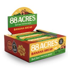 88 Acres Pumpkin Seed Protein Bars, Banana 1.9 Ounce (Pack of 9), No Color 30.27 per gallon
