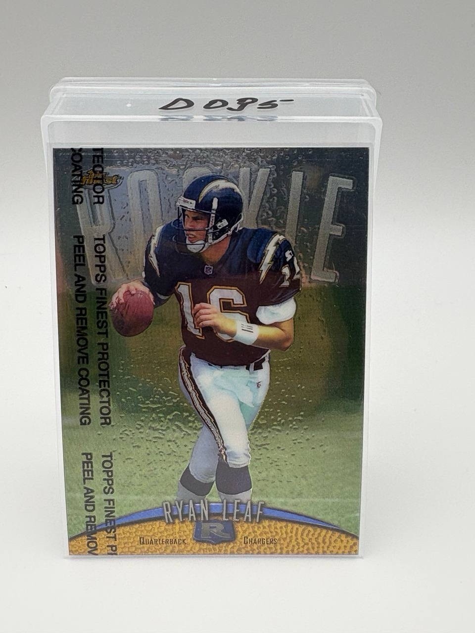 1998 Topps Finest - Rookie Ryan Leaf #150 Refractor (RC)
