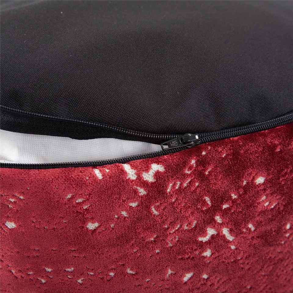 Ruby Round Pouf – Pisani Collection - Image 4 of 4