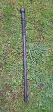 Antique Wooden Ebony Walking Stick Cane