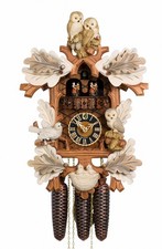 Cuckoo Clock Black Forest House with Music and Spinning Dance.. HO 8679-4Taw NEW