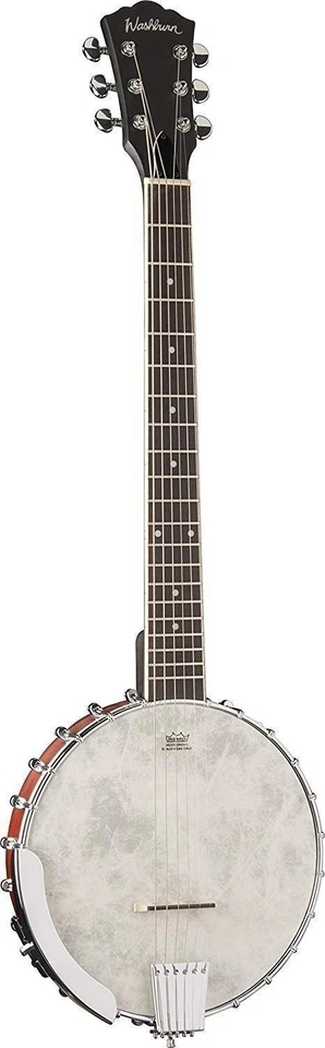 Washburn Americana Series B6-A 6-string Open Back Banjo - Image 2 of 4