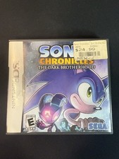 Sonic Chronicles: The Dark Brotherhood (Nintendo DS, 2008) - Authentic - Used