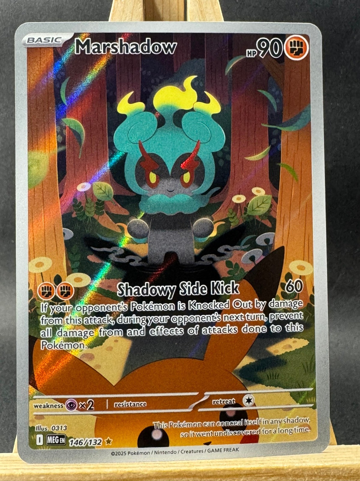 Marshadow Illustration Rare Pokemon TCG ME01: Mega Evolution 146/132 NM