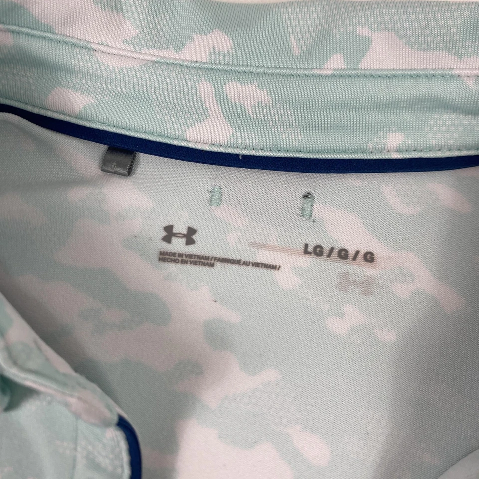 Camisa polo Under Armour para mujer grande como nueva camuflada rendimiento golf manga corta Foto 4 de 4