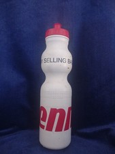 Vintage 90s Penn Tennis Water Bottle Tall 11" White Red Made In USA