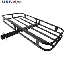 Heavy Duty Hitch Cargo Carrier 500lbs Capacity Steel Truck Van SUV Universal Fit