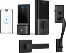 eufy Smart Lock C220 with Door Lever Wi-Fi Fingerprint Keyless Entry Door Lock