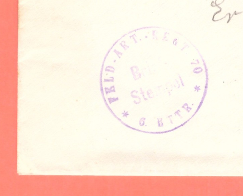 Lettre postale de campagne WW1 d'après Essen bon cachet troupe 3 - F - Photo 2/4