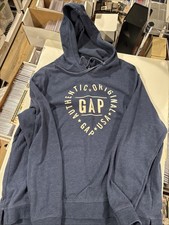 Long Sleeve Hooded Sweatshirt Heart Logo Gap Hoodie Women  s XXL Size