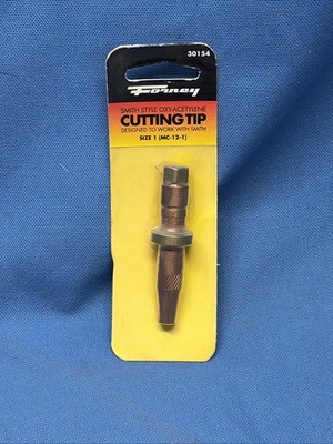 Forney Cutting Tip 30154 Smith Style Oxy-acetylene Size 1 Mc-12-1