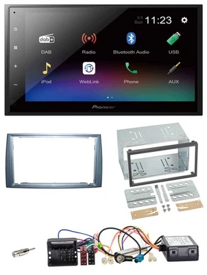 Pioneer USB Bluetooth DAB 2DIN CAN-Bus Autoradio für Peugeot 308 2007-2009 silbe - Bild 1 von 4