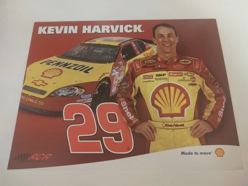 NASCAR Postcard Kevin Harvick #29 Pennzoil Chevy RCR 2007