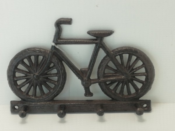 Hakenleiste Fahrrad Gusseisen Haken Wandhaken Garderobenhaken Garderobe Bike-image