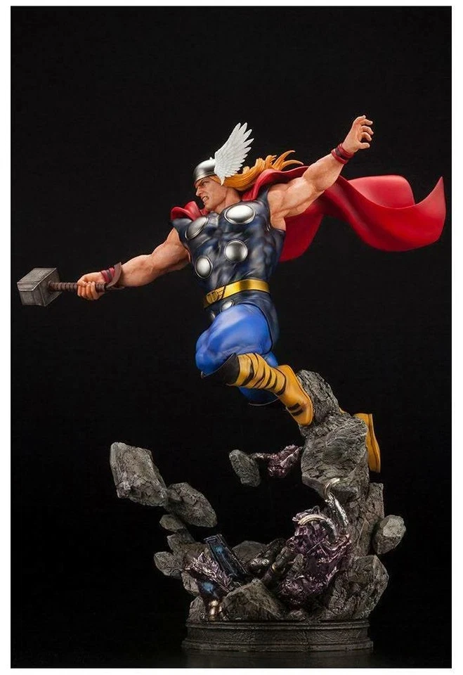 Statua di Thor Marvel Avengers della Kotobukiya serie fine art 1:6 NUOVA - Immagine 2 di 4