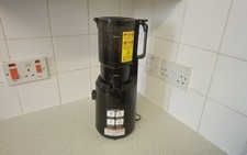 Fretta Cold Press Juicer Slow Masticating 108mm Feed 1L Hopper 200W Black