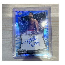 Topps Chrome 2026 Trick Williams Blue Autograph #NXT-TRI /150 WWE