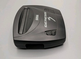 Sega Genesis Model 3 Console System Bundle MK-1461 + Power Cables AS IS