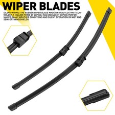 2x New Car Front Windscreen Wiper Blades Fits For BMW X5 E70 2007-2011 24"20" Uk