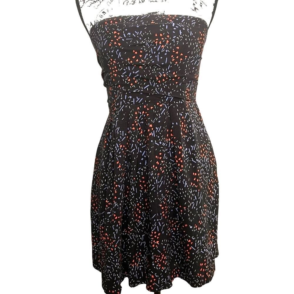 BCB Generation Strapless Black Pleated Cosmopolit… - image 1