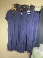 Lot 4 Vintage Walls Master Made Coveralls Mens 40 Reg Blue Short Sleeve Workwear