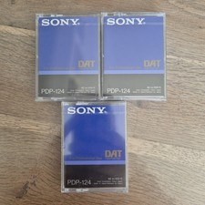 LOT DE 3 CASSETTES DAT PROFESSIONNAL USE PDP-124 NEUVES SCELLÉES