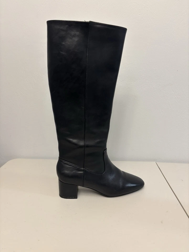 Alex Marie Prizelle Leader Tall Boots Women's 9.5 Black Leather - Image 3 of 4