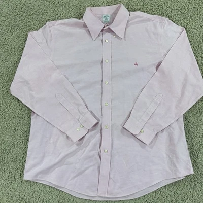 Brooks Brothers 1818 Regent Pink Non-Iron Supima Cotton Button Down Shirt XXL - Image 1 of 4