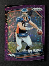 2025 Panini Prizm TIM TEBOW 24/75 No Huddle Purple Denver Broncos #300