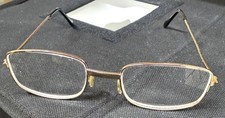 Unbranded Vintage Metal Rectangle Full Rim Eyeglass Frames; 80s 90s AVIATORS 