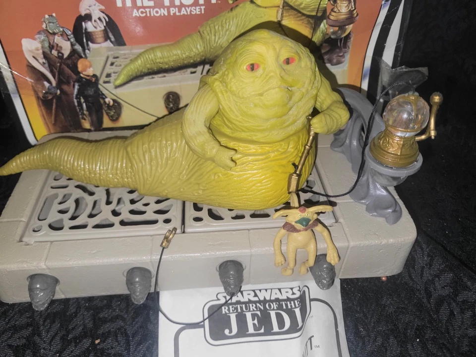 Vintage 1983 Star Wars Jabba The Hutt Action Playset Complete Return of the Jedi - Image 2 of 4