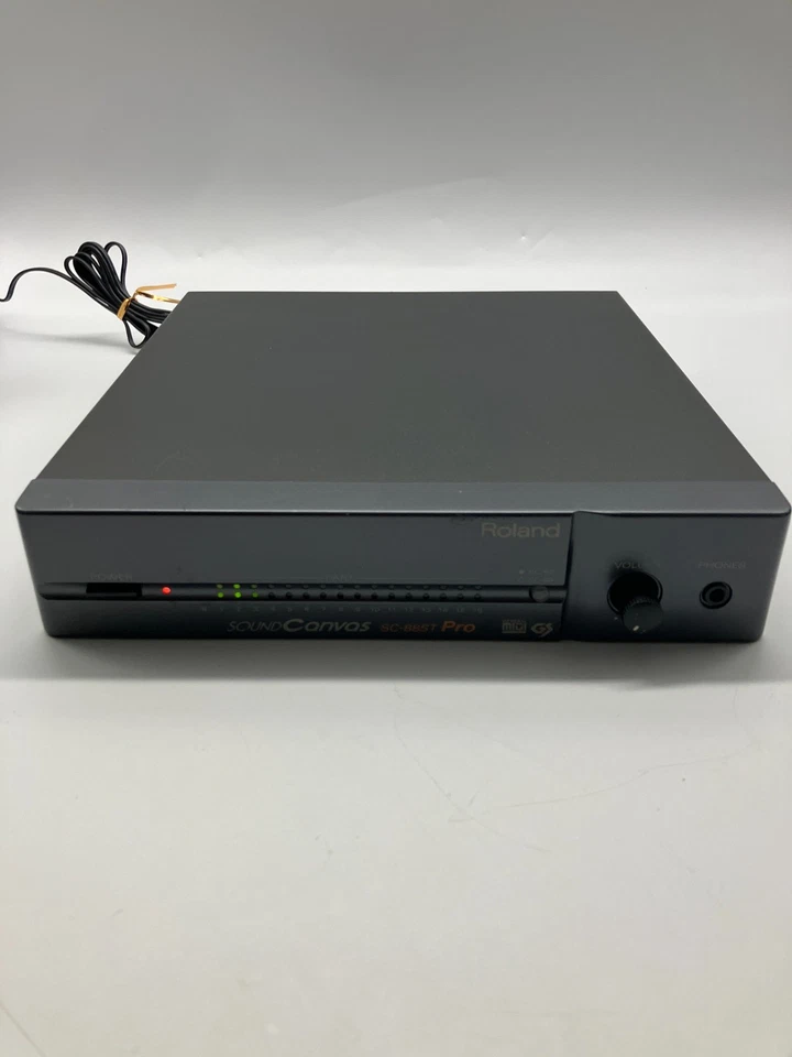 Roland SC-88ST Pro 1997 MIDI Sound Module w/Adapter Working ZK30315 - Image 3 of 4