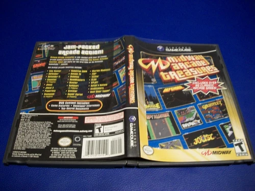 GameCube ~ MIDWAY ARCADE TREASURES ~Complete w/Reg Card CIB~ Tested Works Great!
