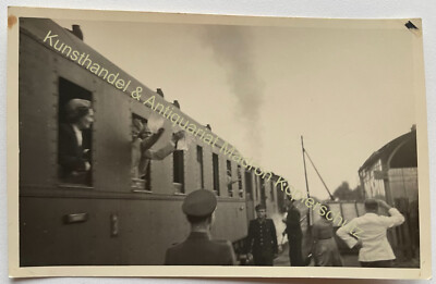 orig. Photo Postcard Railway Train Railway Thale am Harz around 1940