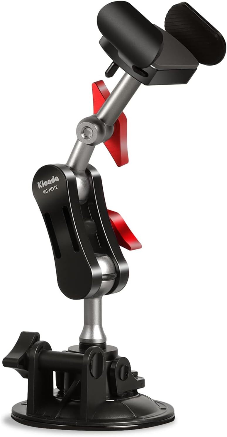 Suction Cup Cell Phone Stands Aluminum Car Phone Holder for Car Windshield