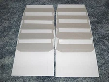 Ten 6 1/2" x 4 1/2" Rigid Mailers for Postcard or Photo Cardboard Envelope, Seal