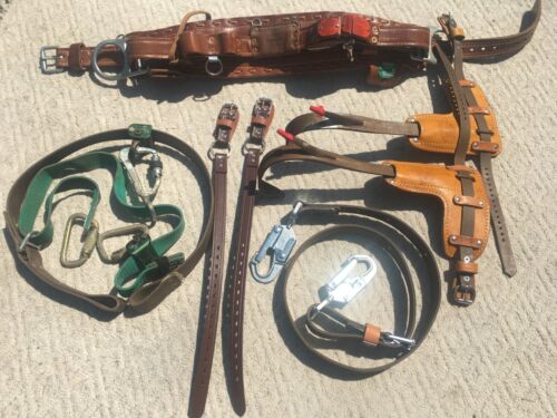 Buckingham Lineman Climb set SZ 20/22/24/25/28 Supersqueeze 488R Gaffs, Harness - Picture 4 of 11
