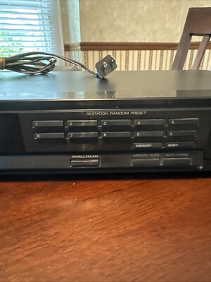 Vintage Sony 1990s St-jx401 Digital Am FM Stereo Tuner for Vintage Sony 1990s St-jx401 Digital Am FM Stereo Tuner for