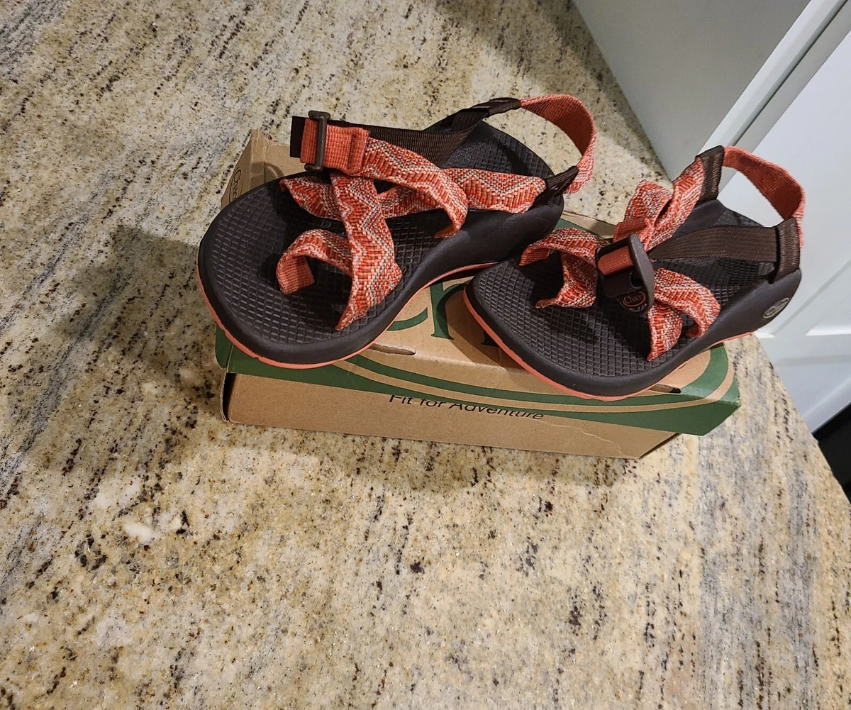 Chaco z2 Yampa Active Sandals Women Sz 5 Peach Orange Hiking Uk 3