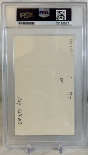 Ray Collins Signed Index Card PSA/DNA Circa 1909 2X Red Sox WS CHAMP Autograph - Picture 2 of 2